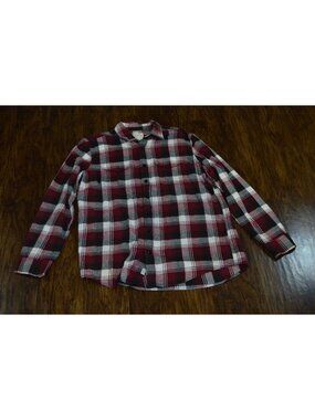 American Eagle Mens Size LT FlannelButton Up Shirt Cabincore Heritage Workwear